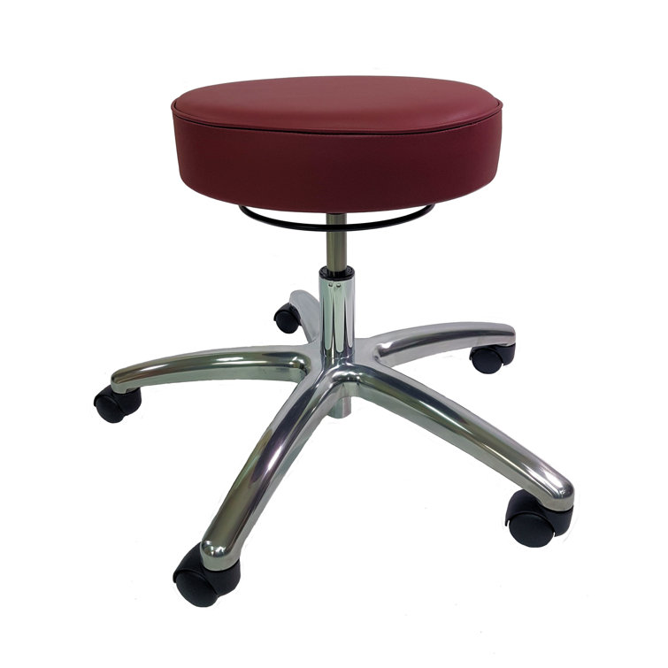 Inbox Zero Kyzin Adjustable Height Ergonomic Lab Stool with Wheels